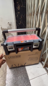 Hộp nhựa đựng dụng cụ nhiều ngăn kích thước 46 × 24 × 14.5cm Kendo - 90271