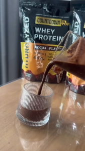 [เวย์โปรตีนขายดี] เวย์โปรตีน ไฮโดรไลซ์ รสโกโก้ สร้างกล้ามเนื้อ ลีนไขมัน แพ้นมวัวทานได้ 💪COUNTDOWN PLUS Whey Protein Hydrolyzed โปรตีน 43g. | 750g.