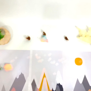 HIASAN DINDING GUNUNG MOUNTAIN SET 20x40CM WALL DECOR DEKORASI DINDING PEMANDANGAN