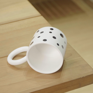 Ly sứ cao cấp hình chấm bi Made4Home size 350ml