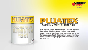 Cat Sintetis Silver Chrome Aluminium PUJATEX Aluminium Finish (0.75 LT)