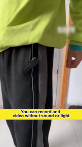 Mini kamera koneksi nirkabel wifi dengan baterai cctv HD 3MP 180° Mini Camcorder Dash Cam Police Body Motorcycle Bike Motion Camera Desain Magnetik Rekaman