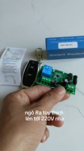 Mạch Điều Khiển Từ Xa Qua Wifi RF433Mhz dùng App Ewelink DC 5V/5V-32V ảnh thật
