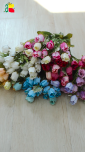 MINI ROSE KUNCUP B8185 BUNGA HIAS ARTIFICIAL HOME DECOR