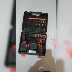 MESIN BOR CORDLESS 36V impor 2 baterai KOPER COMPLETE SET kepala 10mm duduk 36 volt TANPA KABEL DRILL MACHINE 10 mm CORDLES