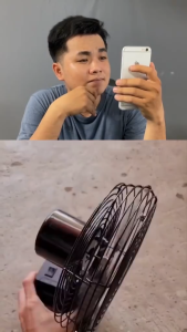 ( Hàng chính hãng bảo hành 12 tháng ) Quạt chạy pin Makita 8 inch quạt tích điện sài chung pin Makita 144v - 21v