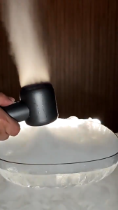 Mini GF02 Handheld Fan 199 Level Strong Wind Portable Bladeless Fan Rechargeable With Air Turbo Cooler Visual Wind Speed Power Display