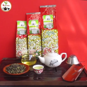 ชาอู่หลง ออร์แกนิก ไม่มีน้ำตาล 乌龙茶 Oolong Tea(สีแดง)