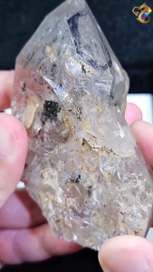 Enhydro Herkimer Diamond Raw Quartz