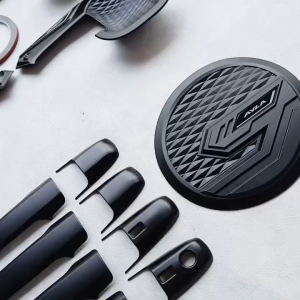 Paket Cover Handle Outer Pintu Tutup Tangki Mobil Ayla 2023 Hitam Variant