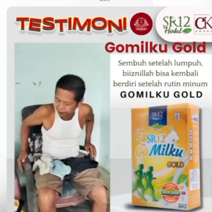 Gomilku Gold SR12 600 gr Susu Tulang dan Sendi Orang Tua Susu Kambing Etawa BPOM Halal