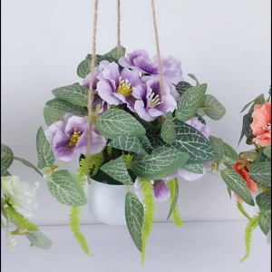 Tanaman Hias Pot Bunga Pituna Gantung Plastik Artificial Ornamen Hiasan Dinding Dekorasi COD PBP194