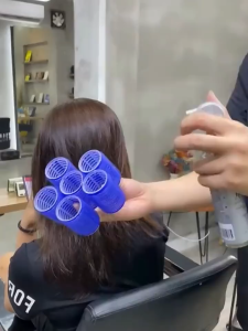 Set 10 Lô Uốn Tóc Xoăn Tự Dính Nhiều Kích Cỡ Tiện Dụng Cho Salon Làm Tóc