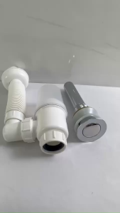 CHỐNG HÔI TUYỆT ĐỐI Ống Xả Xi phông Bồn Rửa Mặt Lavabo X05 XẢ RUỘT GÀ TRẮNG loại xả ống to dài dày có chống hôi