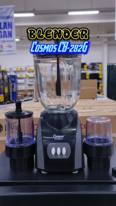 BLENDER KACA COSMOS CB 282: Blender 3in1 Kapasitas Besar 2 Liter ICE CRUSHER