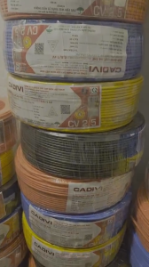 DÂY ĐIỆN CADIVI 2.5 ĐƠN 7 SỢI - CV 2.5 Cuộn 100 Mét Chính Hãng