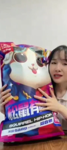 BIM BIM KHỔNG LỒ MÈO TÍM 528g 18 gói nhỏ