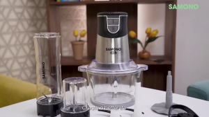 Samono Chopper SW-CS400 Food Processor Multifungsi 5 in 1 Coper Blender Penggiling Daging Bumbu Buah