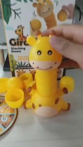 Kids toys Giraffe Balance Stacking Blocks Game Building Blocks Toy for Kids Adults Family Game