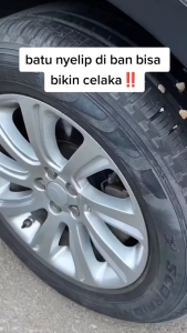 Alat Congkel Batu Di Ban Mobil Motor Obeng Pembersih Paku di Roda Ban Car Stone Tire Cleaning SM