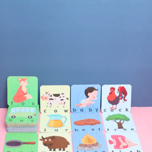 Đồ Chơi Ghép 40 Hình Tiếng Anh Vui Nhộn - đồ chơi Giáo Dục Montessori giúp Nhận Thức Sớm Cho Trẻ.