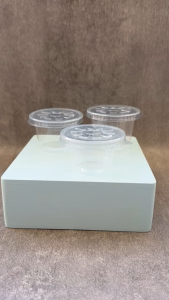 Cup Pudding 60ml 90ml 100ml TIPTOP isi 50 Pcs / Gelas Plastik Kecil Ice Cream Puding Jelly Agar Saos / Sauce Cup Sambal