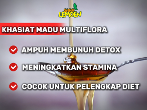 Suur Lemoen Madu Murni Multiflora Super 1KG - Natural Raw Honey - Nectar Multiflora Madu Asli
