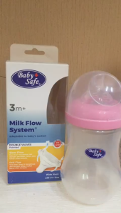 Botol Susu 125ml & 250ml Berkualitas Tinggi: Baby Safe Wide Neck Bottle WN001 wn002 WN04 WN05 Babysafe Milk Flow