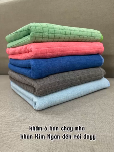 COMBO 5 Khăn lau xe ô tô cao cấp khăn lau đa năng size 50x55 KM siêu mềm không trầy xướt.