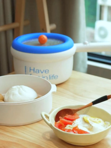 3L Small Pumpkin Electric Cooker Household Dormitory Electric Cooker Multifunctional Electric Frying Cooking Integrated Pot Instant Noodles Electric Cooker