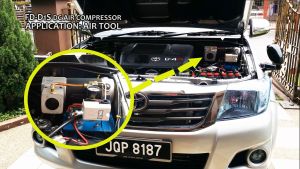Two Star 24V DC Weatherproof High Efficiency Long Duty Cycle Easy to Use Oil Free Professional Portable Mini Onboard Piston Air Compressor Pump
