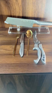 Combo 5 Sản Phẩm Nhà Bếp ( Kéo Cắt Gà+Dao thái Damacus+Dao Gọt Global+Thìa Dĩa Japan)