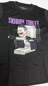 Kaos Anak Monstahopkids: Motif TOILET MAN & Bahan 24s