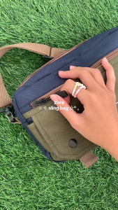 Tapaxco Tas Selempang Pria Wanita Zora 2IN1 Slingbag & Handbag Casual Local Brand Kanvas Cordura