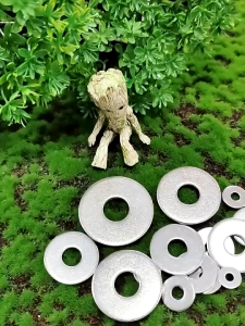 แหวนรองชุบสังกะสีสีขาว E-pa แหวนรองชุบสังกะสีสีขาว แหวนรองน็อต ใช้งานได้จริงและทนทาน มีประสิทธิภาพป้องกันสนิมที่ดี