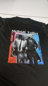 ( Kaos Anak ) Monstahopkids Kaos Anak Laki-Laki Perempuan Motif SKIBIDI TOILET CAMERA MAN Bahan 24s