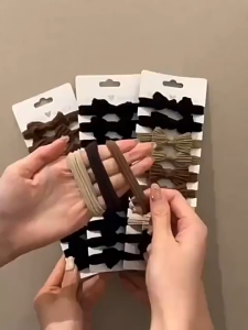 Karet Rambut Ikat Rambut Pita Elastis isi 5 pcs