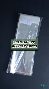Plastik OPP Display 10x23 cm Perlize Gantung isi 100 pcs Kemasan Casing HP Lem 10 x 23 Tebal 03