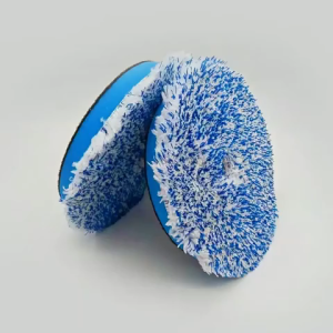 SEAMETAL 3/5 นิ้วแว็กซ์รถยนต์ขัดสีดูแลแผ่นขัดไมโครไฟเบอร์แว็กซ์เครื่องมือทำความสะอาด