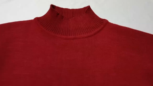 RH - Sweater Baju Rajut Turtleneck kerah tinggi tangan pendek slim fit