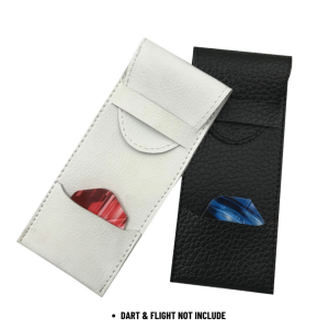 FIRMCROSS DART CASE / WALLET/ BAG - COMFY BLACK / WHITE PU DART CASE (SARUNG DART)