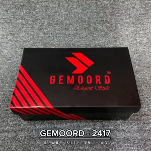 Gemoord G2417 Maylone Abu Hitam Putih - Sepatu Pria Sneakers Kasual Cowok Hangout Treveling Santai