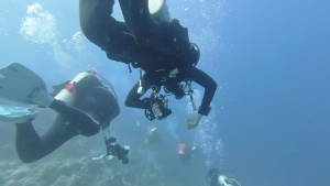 ไฟฉายดำน้ำ Trustfire DF50 - 6500lm ความกว้างแสง 180° ความลึกสูงสูง 105 เมตรอายุการใช้งาน 12 ชั่วโมง IPX8 สำหรับการใช้งานสูงสุด ในการผจญภัยและการดำเนินงานอื่น ๆ