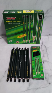 (BELI 1 Pack GRATIS 1 Pack) Joyko - (1 Pack 12 Pcs) Pensil 2B Komputer / Pencil For Computer 2B P-88 - Hijau