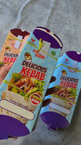 Dus Kebab Isi 100 Pcs Ivory Putih ukuran 24x9 cm/ Box Kebab / Kemasan Kebab / Wadah Kebab / Kantong Kebab / Tempat Kebab/ Dus Kemasan Kebab / Kotak Kebab murah