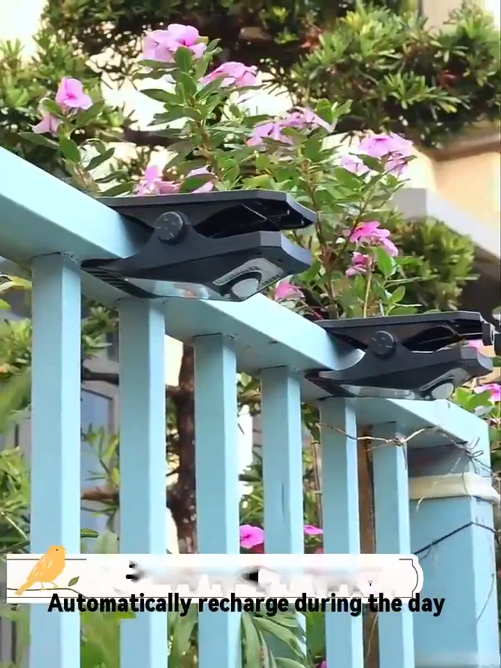 【COD】Solar clip lamp outdoor waterproof IP67 compact and portable easy to install stable light automatic lighting garden lamp courtyard lamp garage staircase 300W motion sensor lamp 30-year warranty COD
