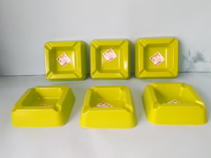 Asbak Melamin Segi Empat AB-7004S / SingaSingi / Melamine