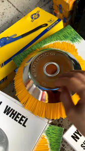 Lưỡi Dọn Cỏ Bề Mặt - chà cọ rêu mốc sân vườn loại 20cm bằng cước