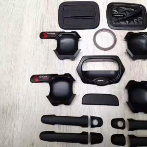 Paket Cover Handle Tank Cover Outer Pintu Terios 2007 - 2017 Hitam Doff