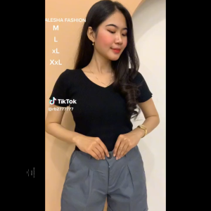 Celana Pendek Wanita Pinggang Karet Premium Short Pants